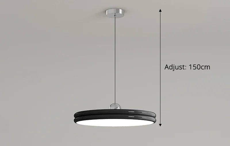 Afralia™ Modern LED Swing Arm Hanging Lamp for Indoor Dining Room Decor