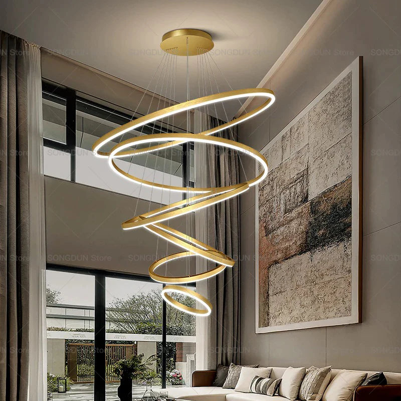 Afralia™ Modern Luxury Chandelier for Elegant Living Rooms