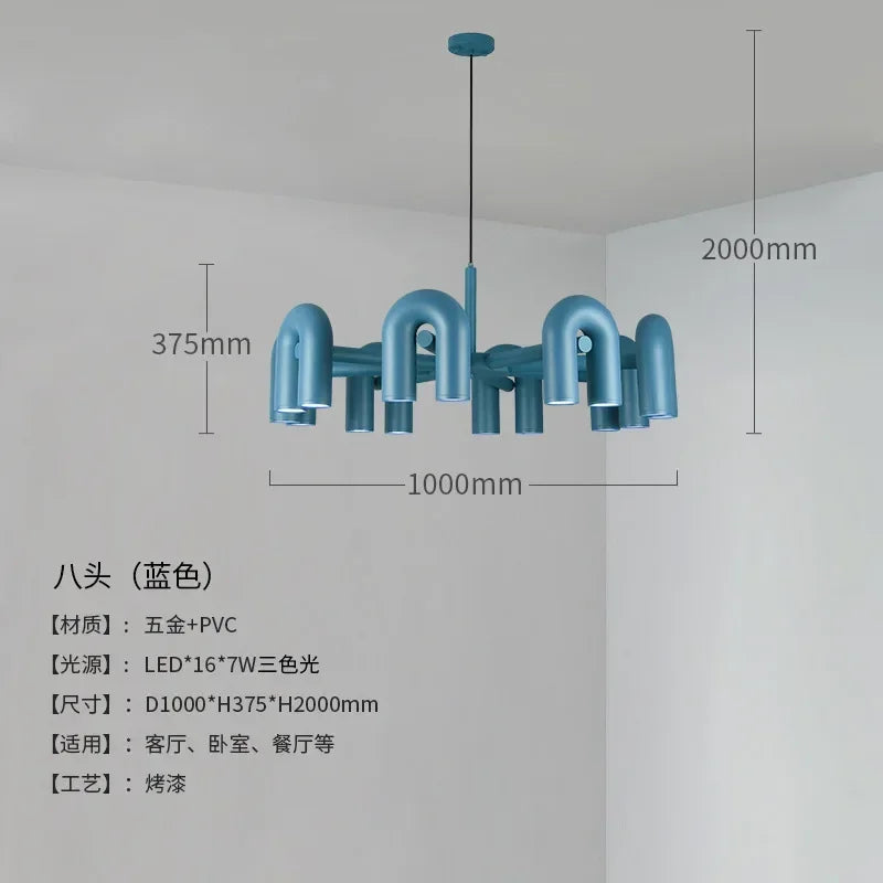 Afralia™ Nordic Chandelier: Adjustable Pendant Lights, Ceiling Hanging Lamp