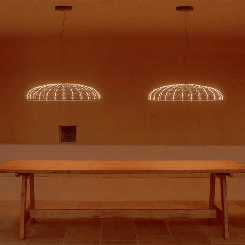Afralia™ Mesh Macaron Pendant Light - Modern Nordic Style for Living Room, Restaurant, Bar