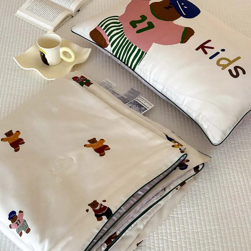 Afralia™ Silky Lyocell Summer Quilt - Skin-friendly Cooling Thin Duvet for Children & Adults