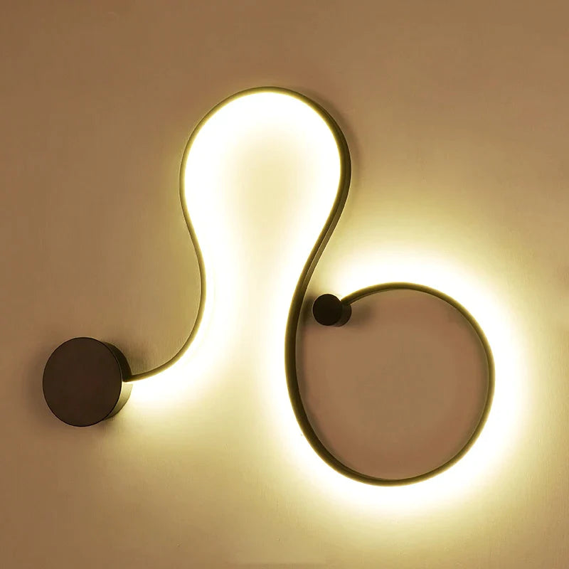 Afralia™ LED Wall Lights: Modern Dimmable RGB Wall Lamps for Home Decor