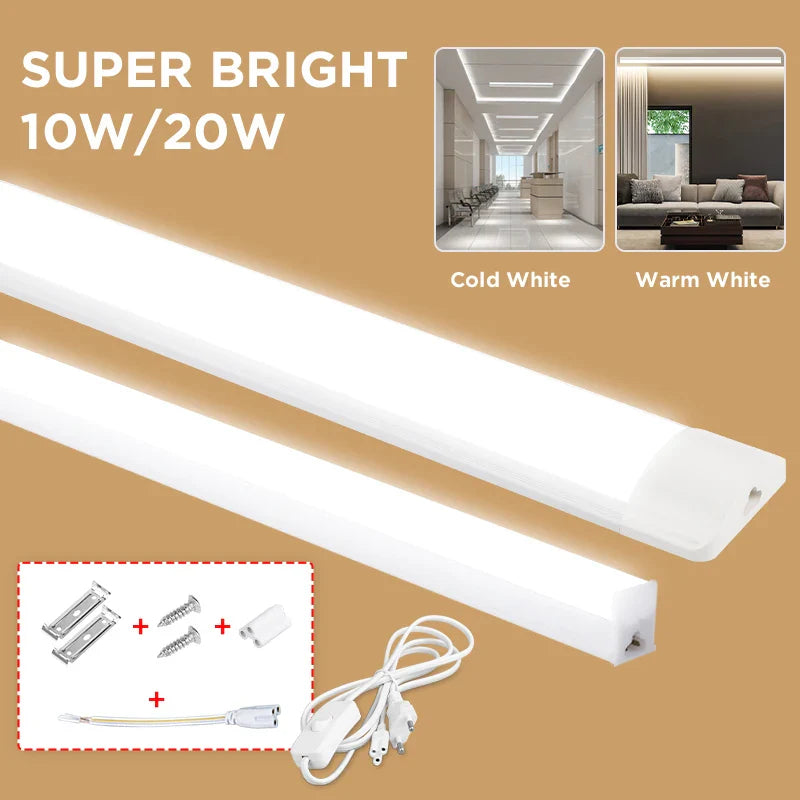 Afralia™ LED Tube Fixture Lamp Light 220V for Living Room Lighting