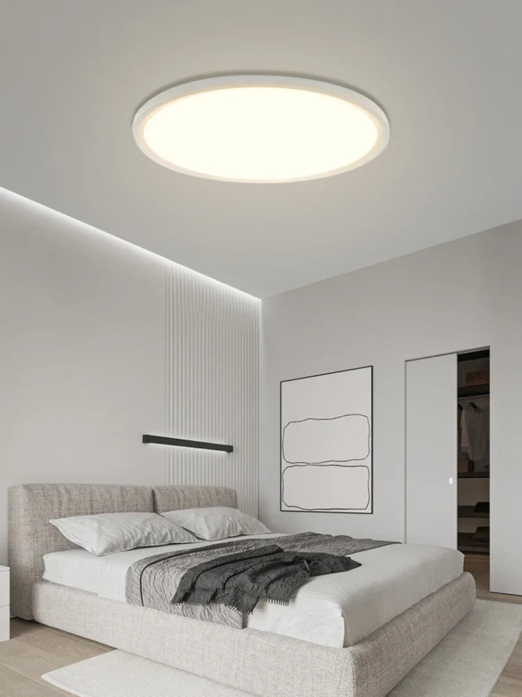 Afralia™ Modern LED Round Ceiling Lamp for Bedroom Study Balcony Decor