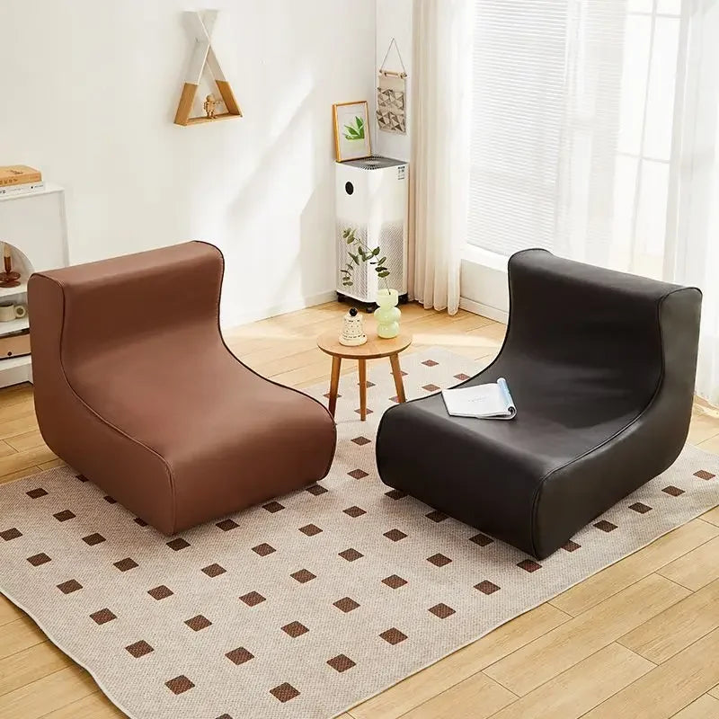 Afralia™ Internet Celebrity Lazy Sofa for Single Balcony, Living Room, Bedroom - Small-sized Creative Sofa