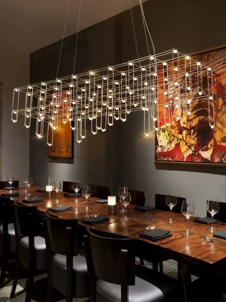 Afralia™ Nordic Firefly Pendant Lamp: Modern, Luxurious Lighting Fixture for Bar, Restaurant, and Desk