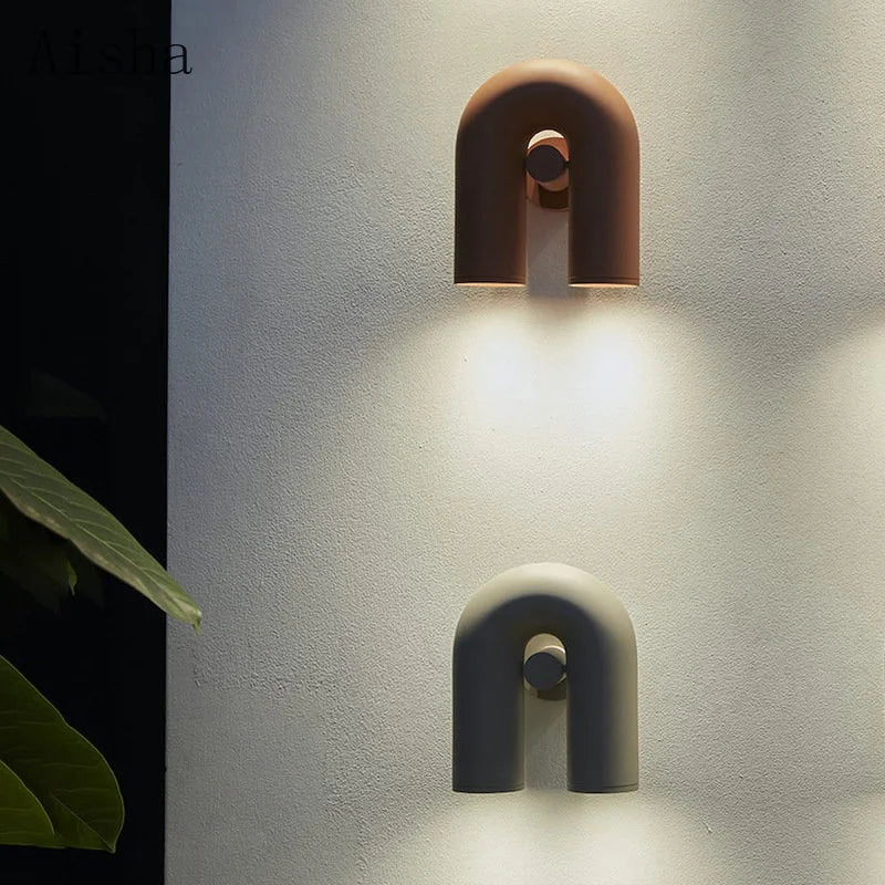 Afralia™ LED U-shaped Wall Lamp for Bedroom and Living Room