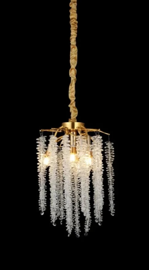 Afralia™ Ginkgo Leaf Crystal Chandelier: Nordic Design Tree Branch Hanging Light