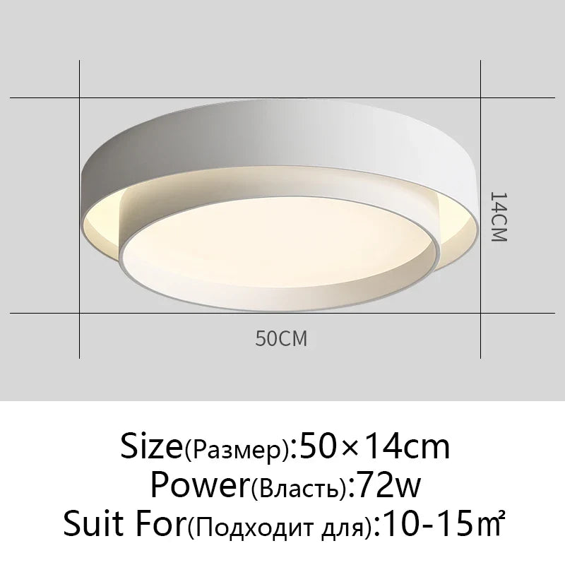 Afralia™ Modern Copper Ceiling Light for Living Room Bedroom Decor