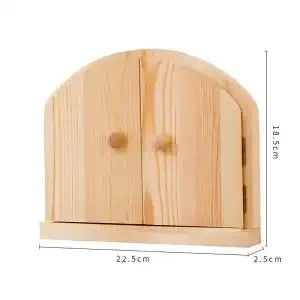 Afralia™ Wood Switch Sticker Socket Trim & Protective Cover Wall Decoration Craft