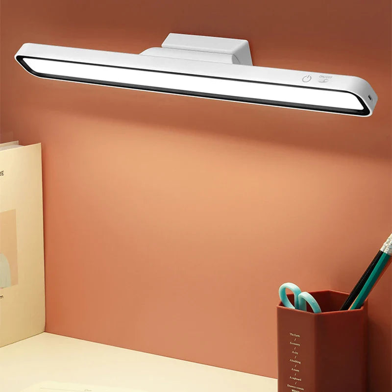 Afralia™ LED Desk Lamp USB Rechargeable Magnetic Light Reading Light - Office Bedroom Essentials