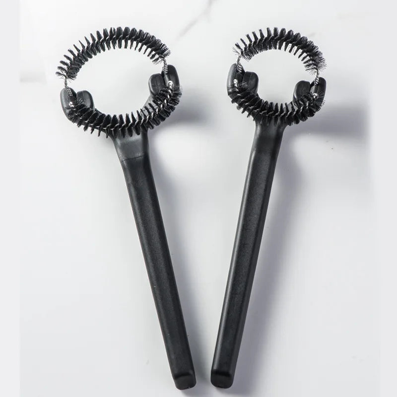 Afralia™ Coffee Machine Grinder Brush with Distributor, 51mm 58mm Filter Cleaning Tool
