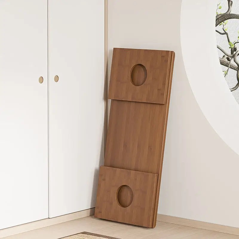 Afralia™ Bamboo Folding Table: Japanese Style, Bedroom & Study Essential, Durable Design