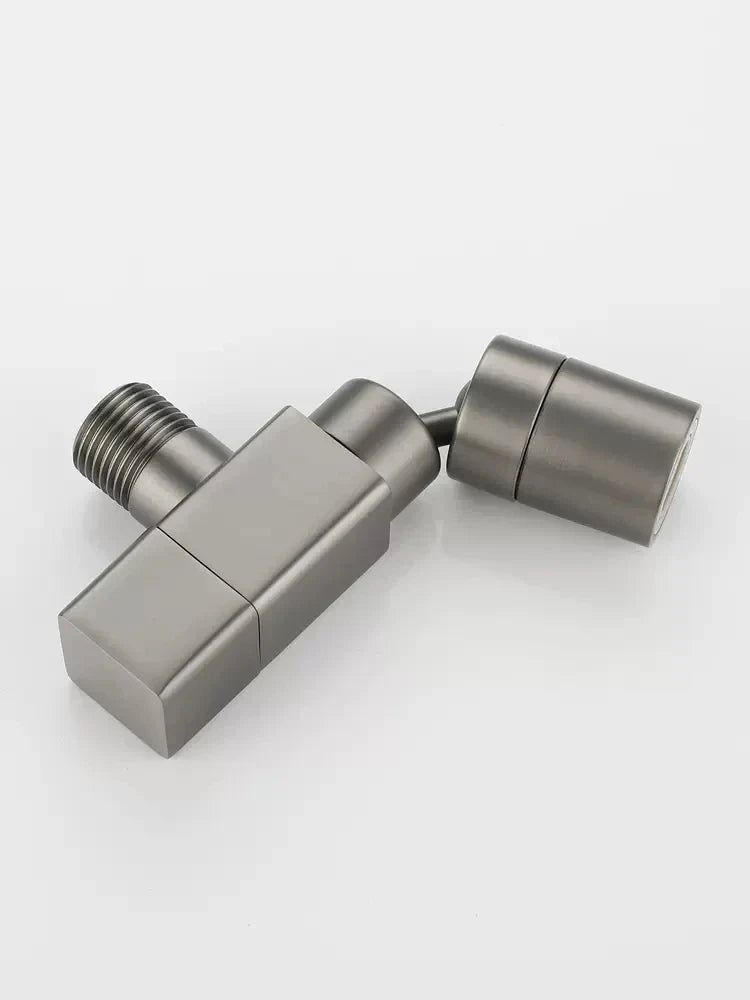Afralia™ Square Chrome Mini Basin Tap - Wall Mounted Brass Faucet