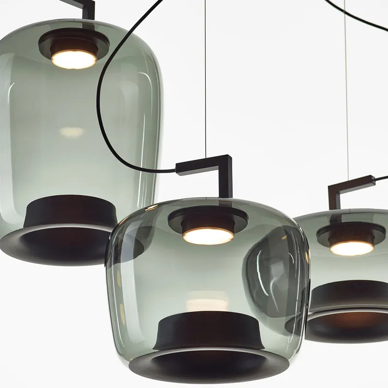 Afralia™ Brokis Glass Pendant Lamp - Nordic Creative Hanging Light for Home and Hospitality