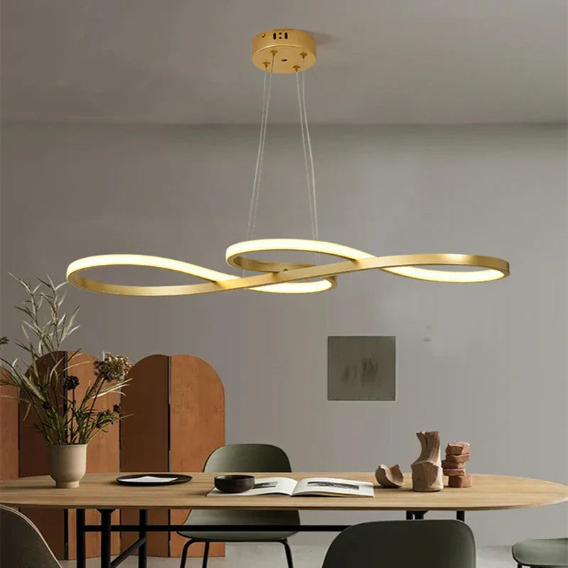Afralia™ Elegant Pendant Lights for Dining, Kitchen, Living Room - Modern LED Chandelier ArrayCollection
