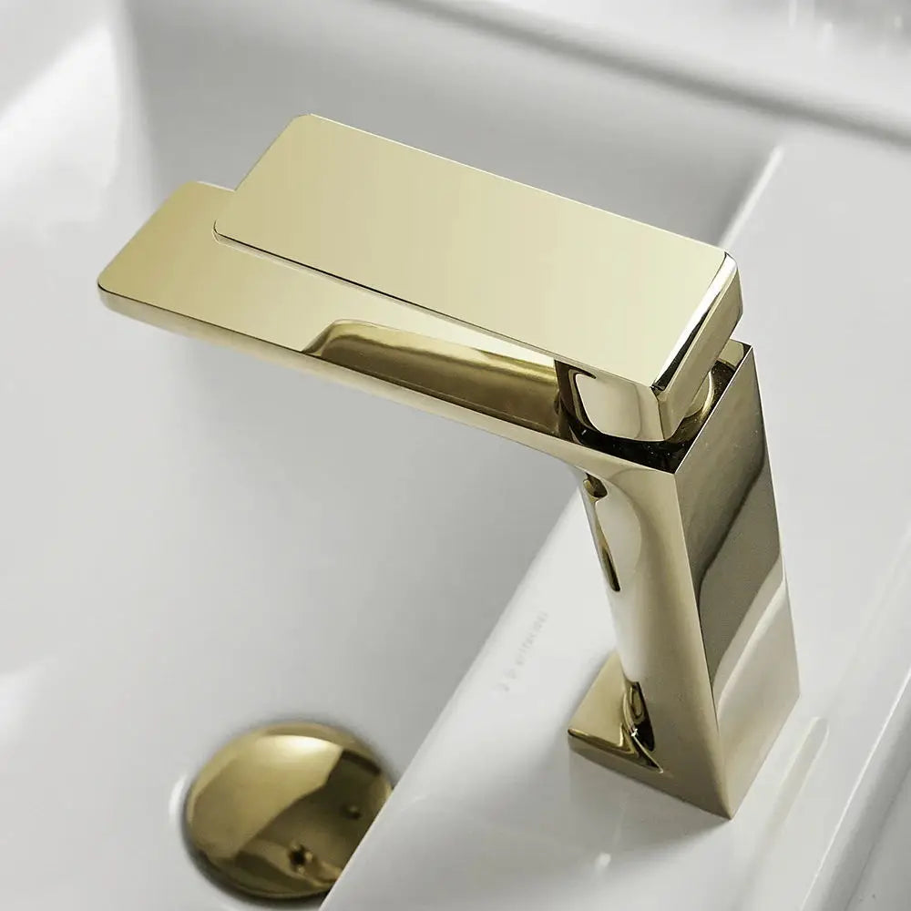 Afralia™ Brushed Nickel Bathroom Sink Faucet Single Handle Basin Mixer Tap