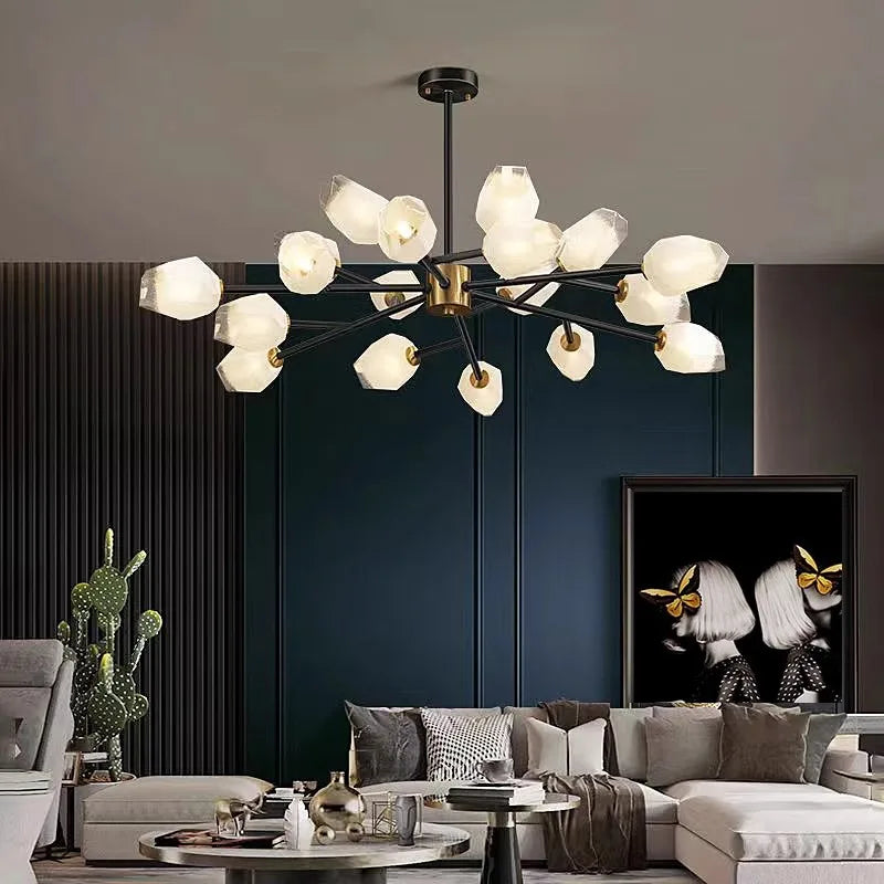 Afralia™ Modern Ceiling Chandelier for Dining Room Living Room Indoor Lighting