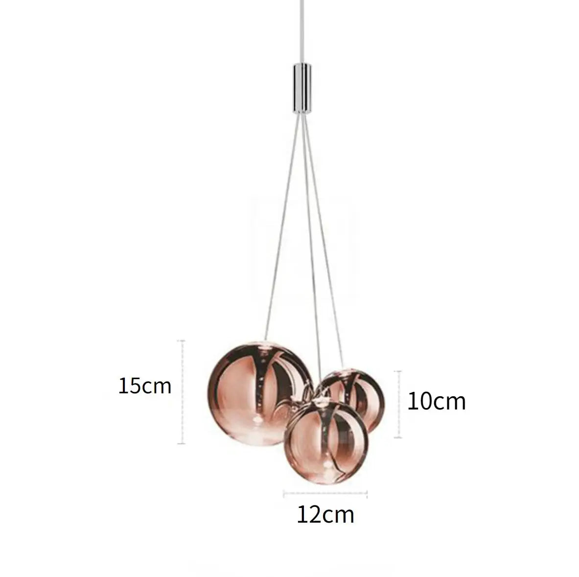 Nordic Glass Cluster Pendant Light by Afralia for Stylish Home Decor