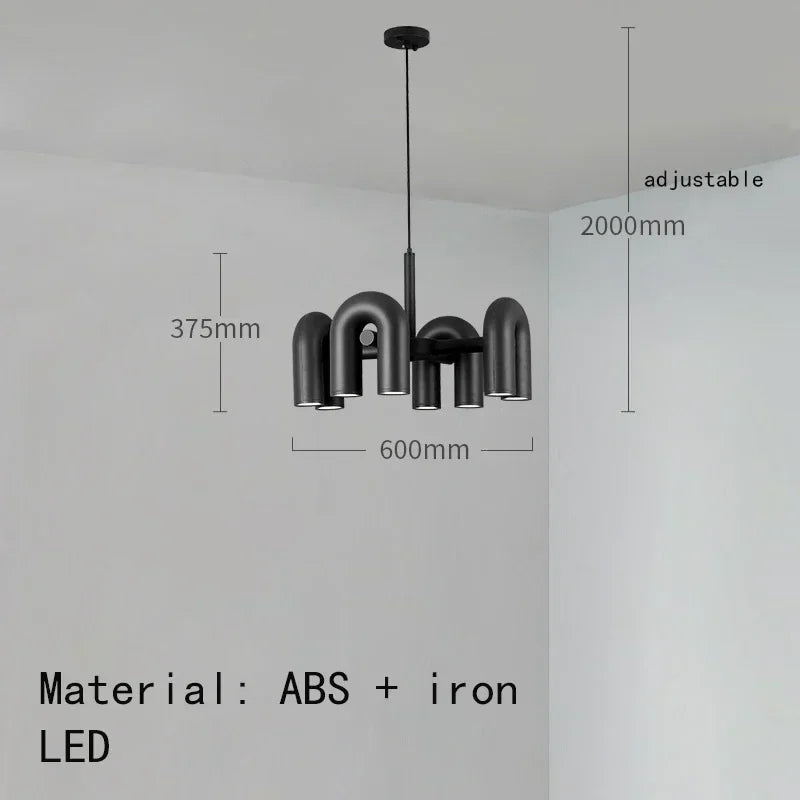 Afralia™ Nordic Chandelier: Adjustable Pendant Lights, Ceiling Hanging Lamp