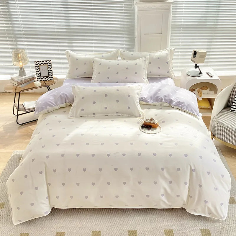 Afralia™ Cute Pattern Duvet Cover | Super Soft Comforter Cover for Single/Double Bed
