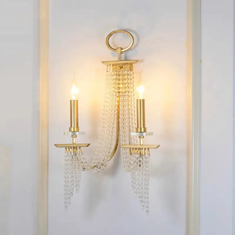 Afralia™ Crystal Chandelier: Luxury Hanging Lamp for Romantic Indoor Decor