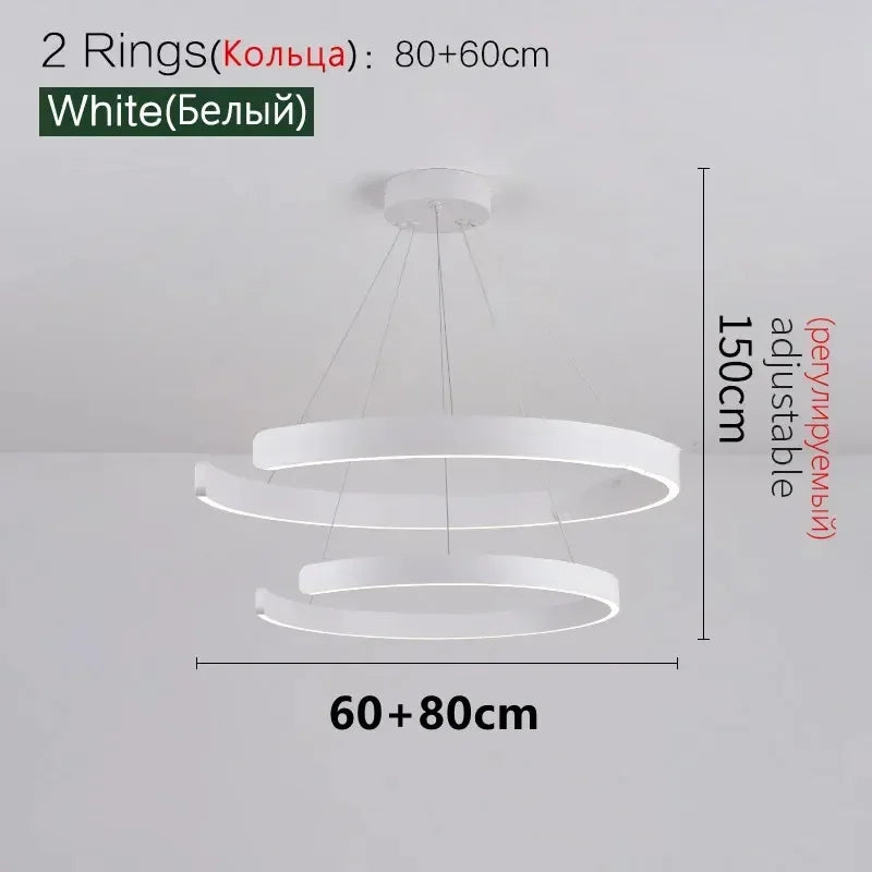 Afralia™ Modern LED Pendant Lights for Home Decor and Lighting Fixtures