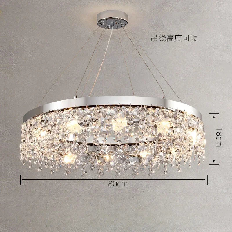 Afralia™ Crystal Kitchen Ceiling Lights: Luxury Diamond Ceiling Lamp for Home Decor