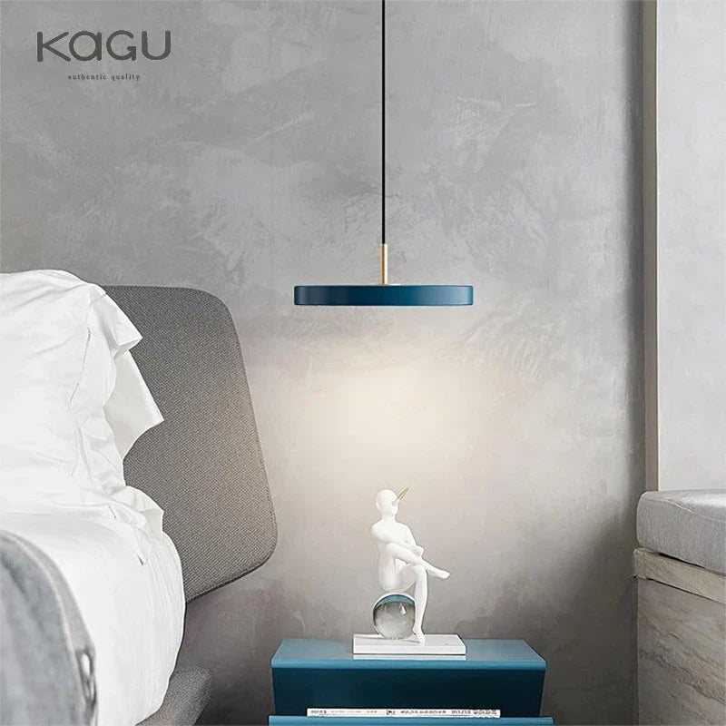 Afralia™ UFO Metal LED Pendant Light - Modern Art Design, Round Hanging Lamp for Home Decor