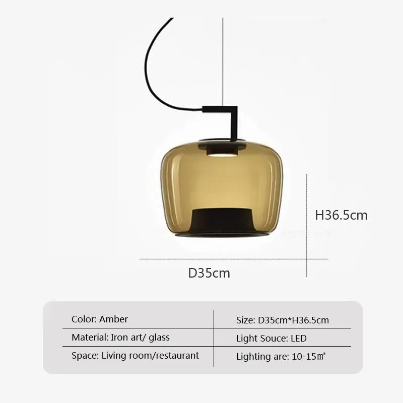 Afralia™ Brokis Double Glass Pendant Lamp for Home Decor & Hospitality Spaces