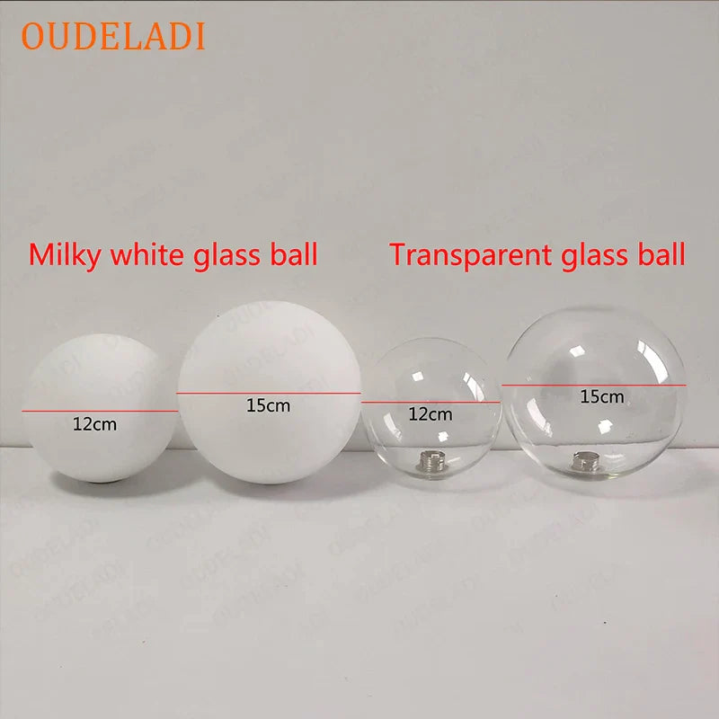 Afralia™ Golden LED Wall Sconce with Milky Glass Ball, 2 G4 Bulbs