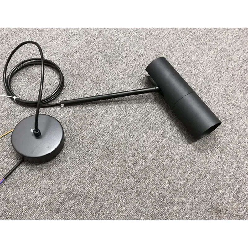 Afralia™ Nordic Black Chandelier Pendant Lights Bedroom Bedside Adjustable Hanging Lamp