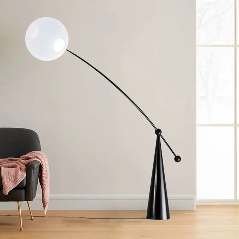 Afralia™ Nordic Modern LED Fishing Floor Lamp for Stylish Living Spaces