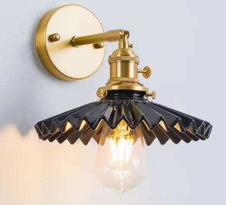 Afralia™ LED Wall Lamp Sconce with Knob Switch for Bedroom & Living Room Lighting