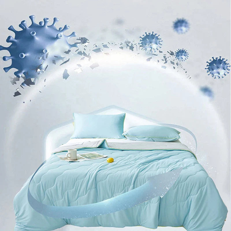 Afralia™ Silky Soft Air Condition Quilted Comforter | Cooling Blanket for Bed | Queen King
