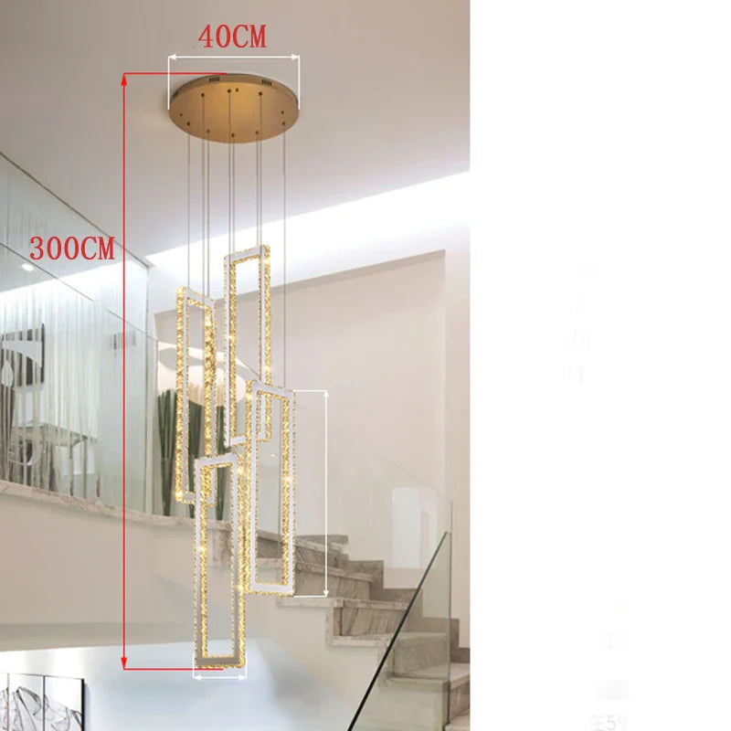 Afralia™ Crystal Pendant Lights: Modern Smart Indoor Lighting for Living Room, Dining Room