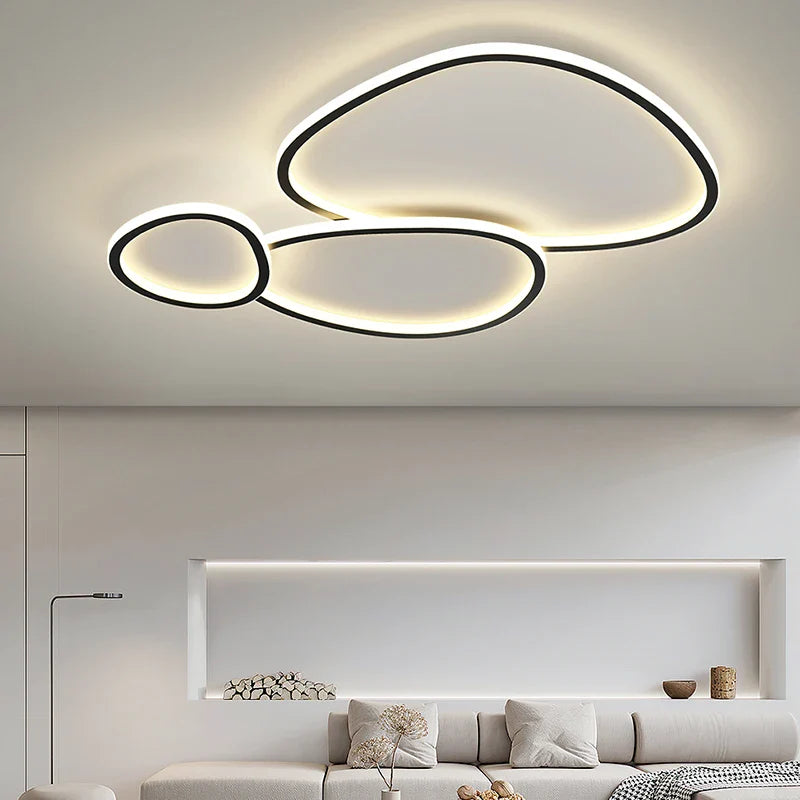Afralia™ Modern LED Chandelier Lighting Package for Living Room - 2024 Collection