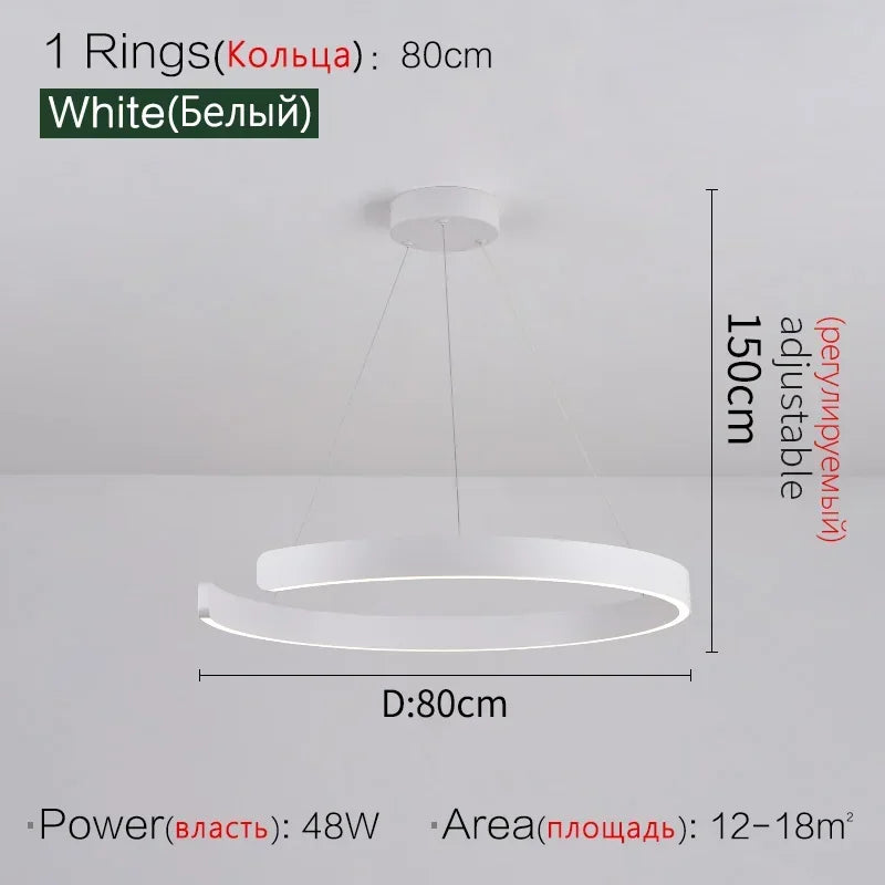 Afralia™ Modern LED Pendant Lights for Home Decor and Lighting Fixtures