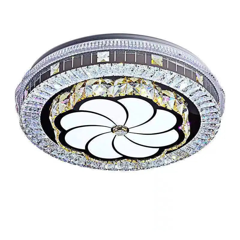 Afralia Crystal LED Pendant Light 500mm Diameter for Bedroom and Living Room