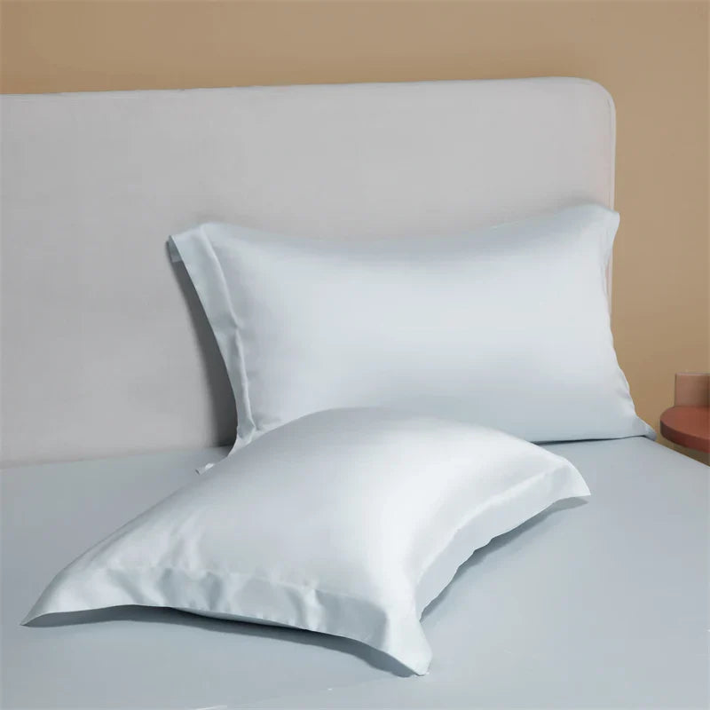 Afralia™ Egyptian Cotton Pillowcase Set - Solid Color Pillow Shams Covers