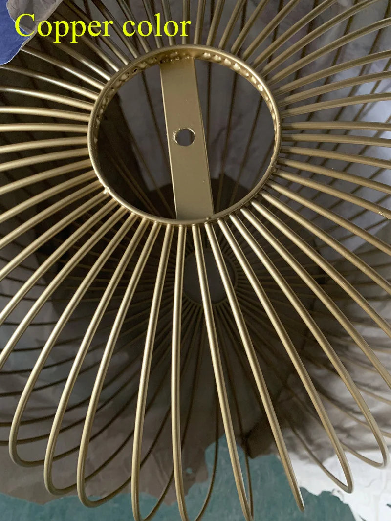 Afralia™ Spokes Bird Cage Pendant Light for Creative Interior Lighting