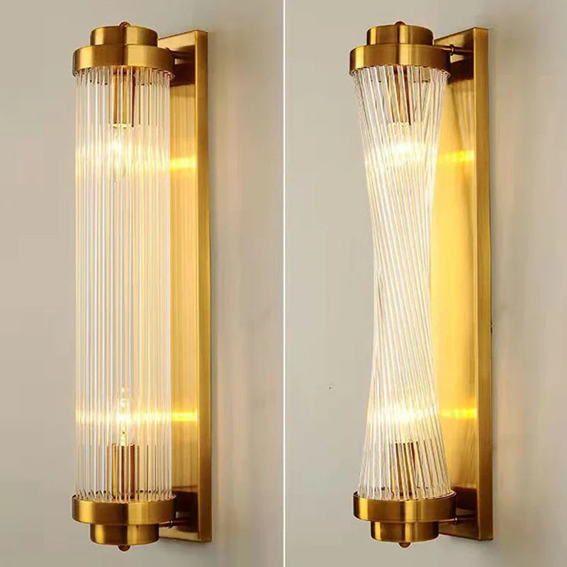Afralia™ Crystal LED Wall Lamp Modern Indoor Lighting for Bedroom Living Room Corridor Entryway