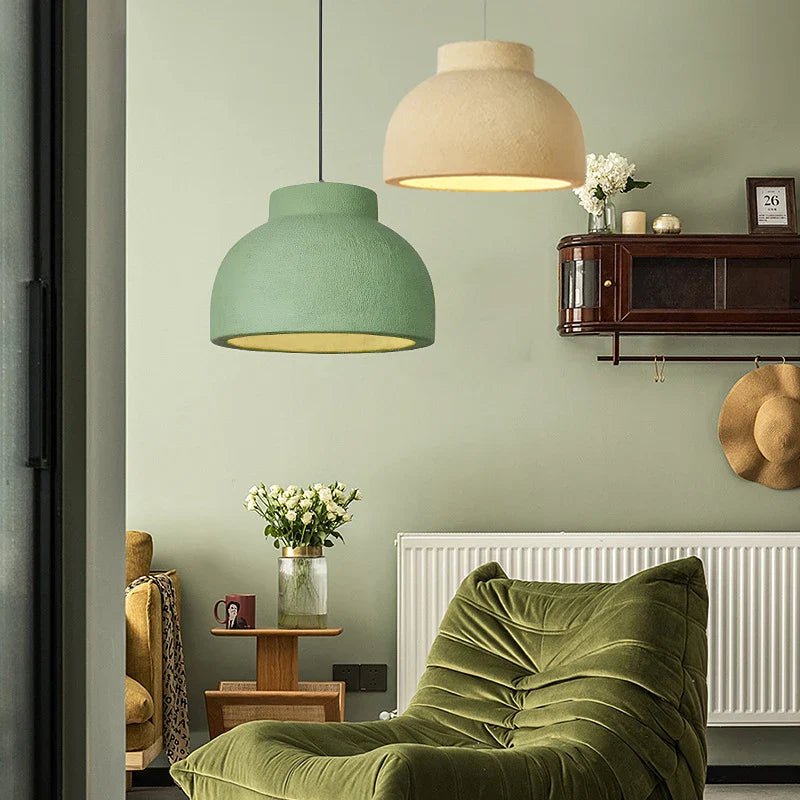 Afralia™ Minimalist Wabi-sabi Nordic LED Pendant Light for Dining Room and Bar