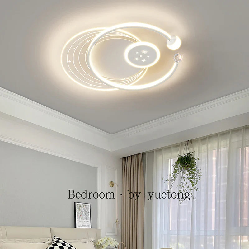 Afralia™ Modern Luxury Starlight LED Ceiling Light for Living Room, Bedroom, Kitchen
