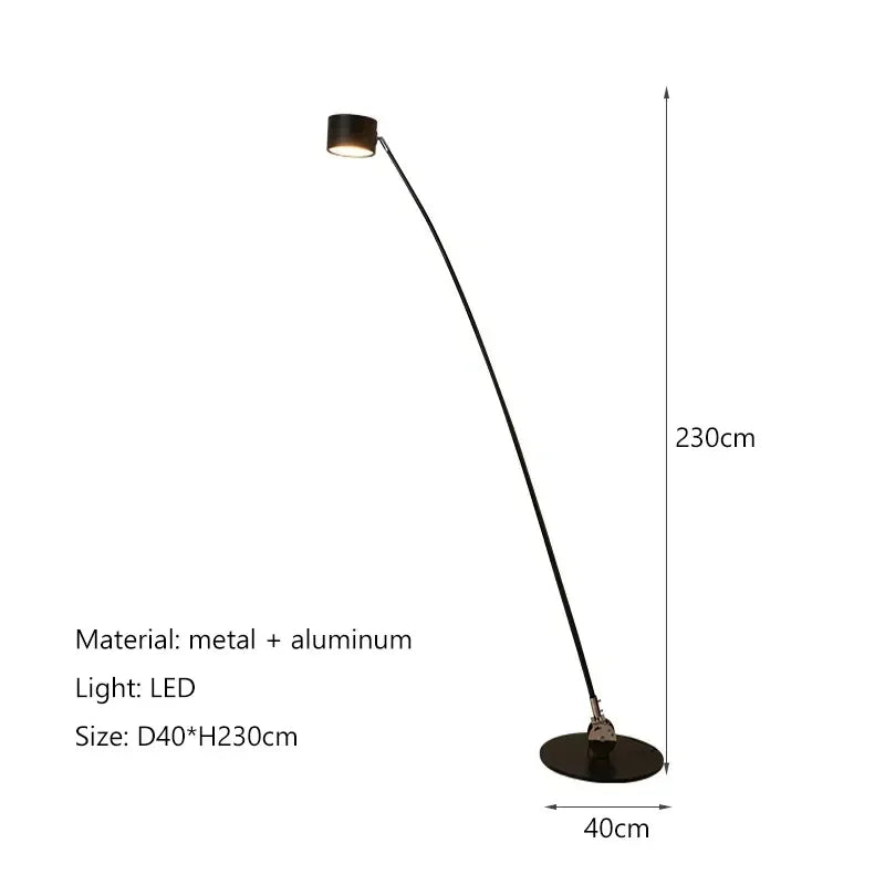 Afralia™ Nordic Design LED Floor Lamp for Home Decor Lighting