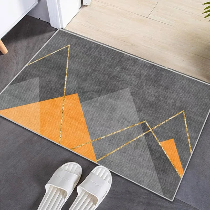 Afralia™ Soft Velvet Bathroom Rug: Absorbent, Non-Slip, Quick-Drying, Easy to Clean Carpet