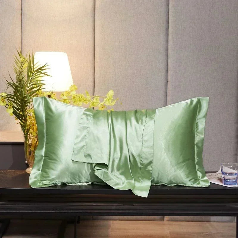 Afralia™ Silk Pillowcase: Luxurious Silky Soft Skin-Friendly Pillow Cover for Beauty Sleep