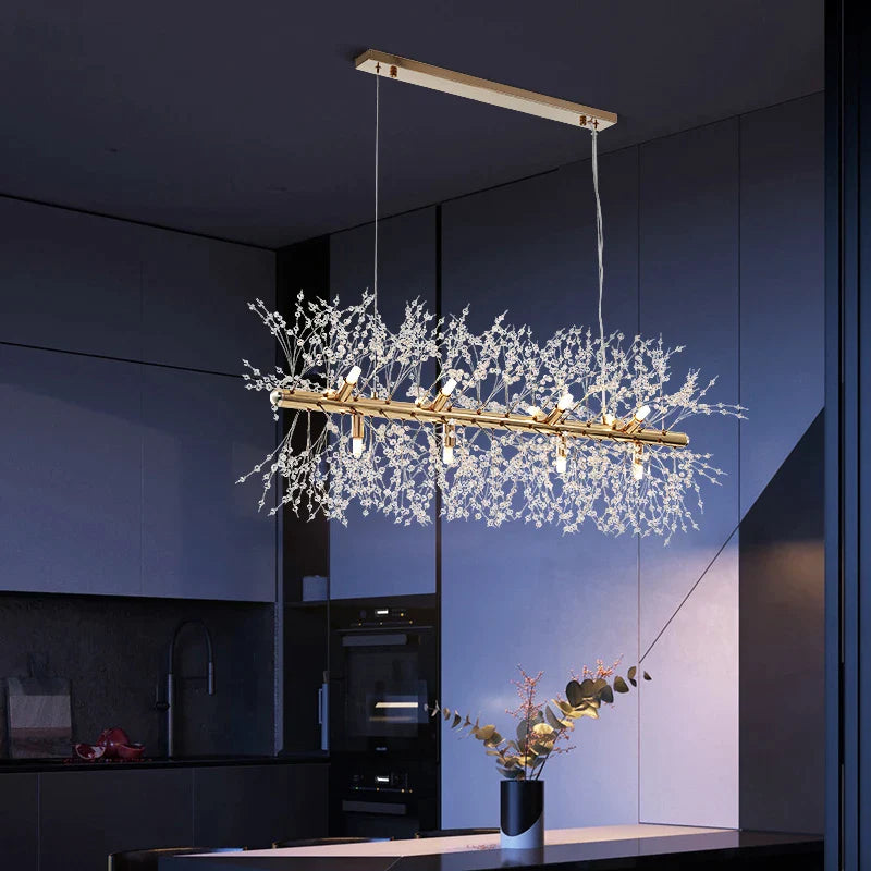 Afralia™ Firefly LED Chandelier for Living Bedroom Dining Room Lighting