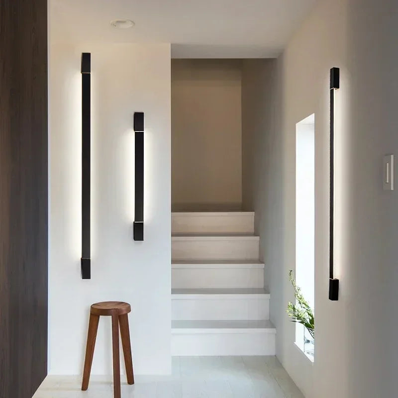 Afralia™ Long Rotatable LED Wall Lamps for Modern Minimalism Design