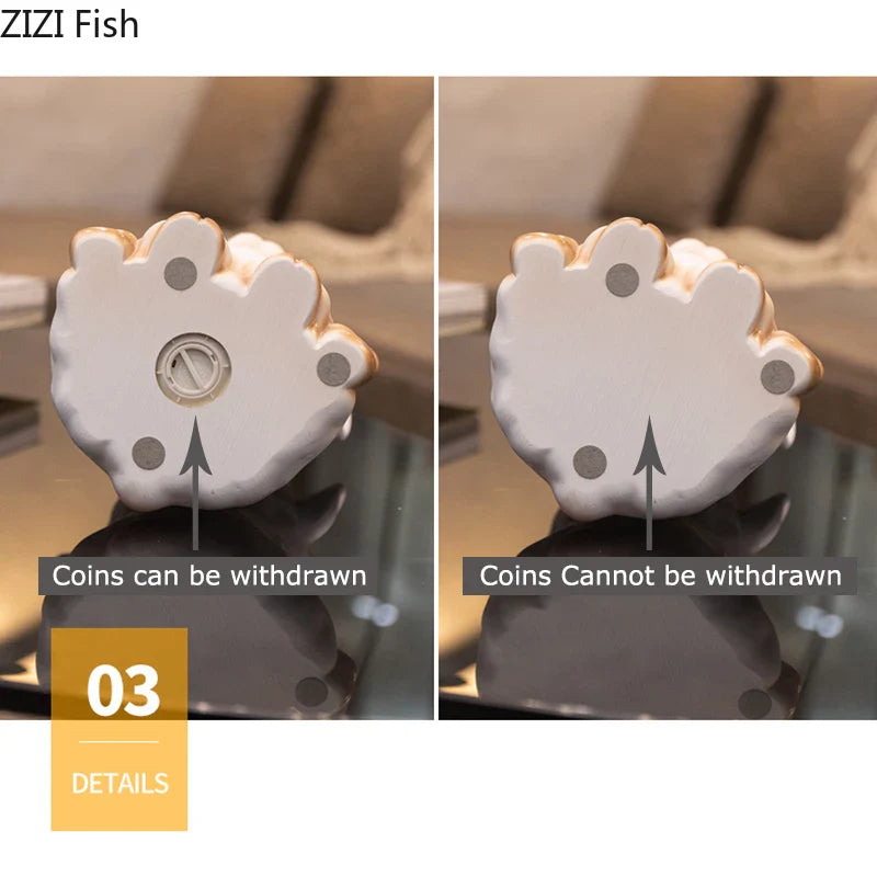 Afralia™ Little Lamb Child Savings Jar Piggy Bank Aesthetic Desk Ornament Sculpture